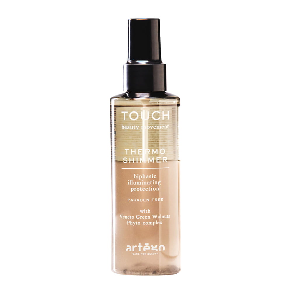 artègo Touch Thermo Shimmer dwufazowy spray termoochronny do włosów 150ml