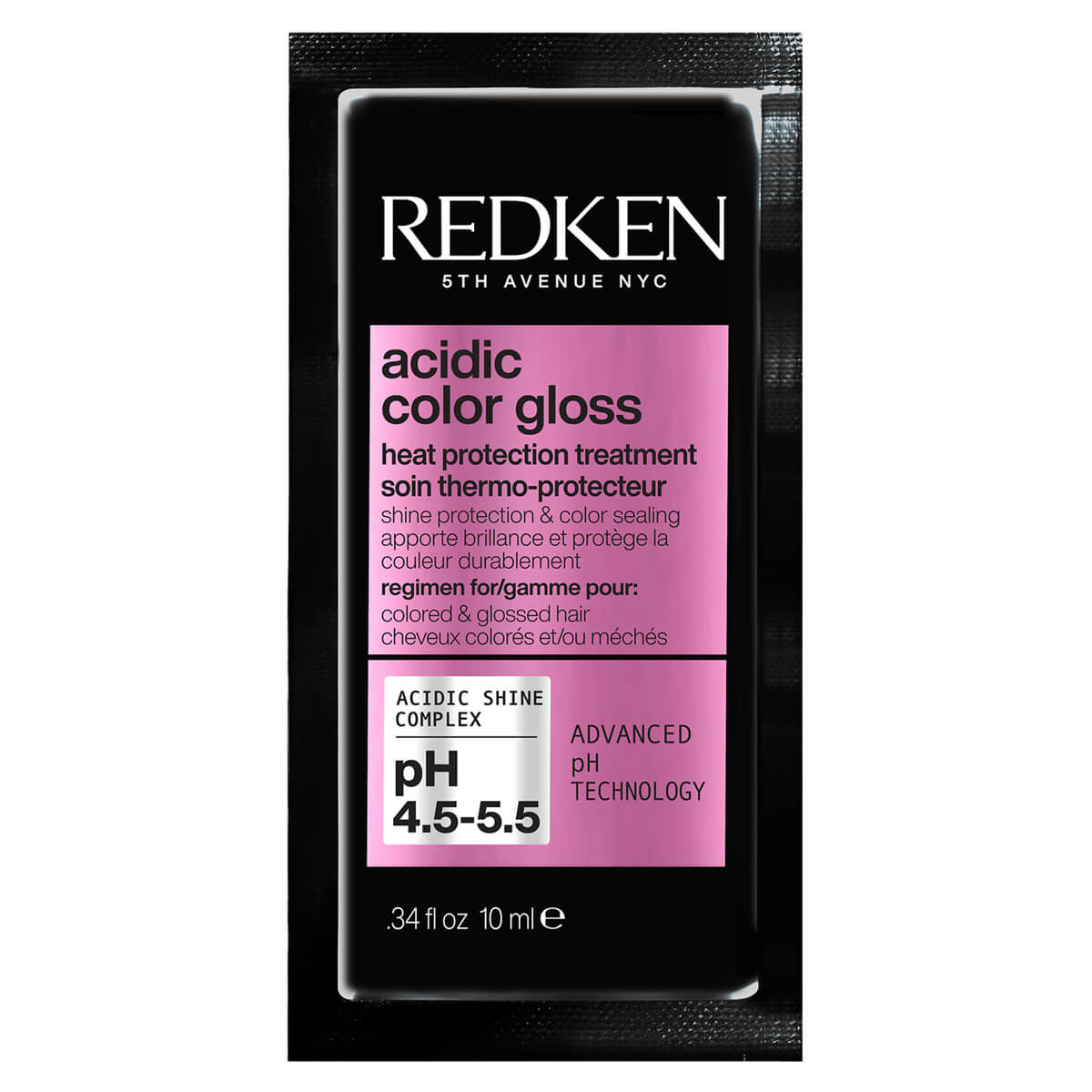 Redken Acidic Color Gloss spray termoochronny bez spłukiwania do włosów farbowanych 10ml