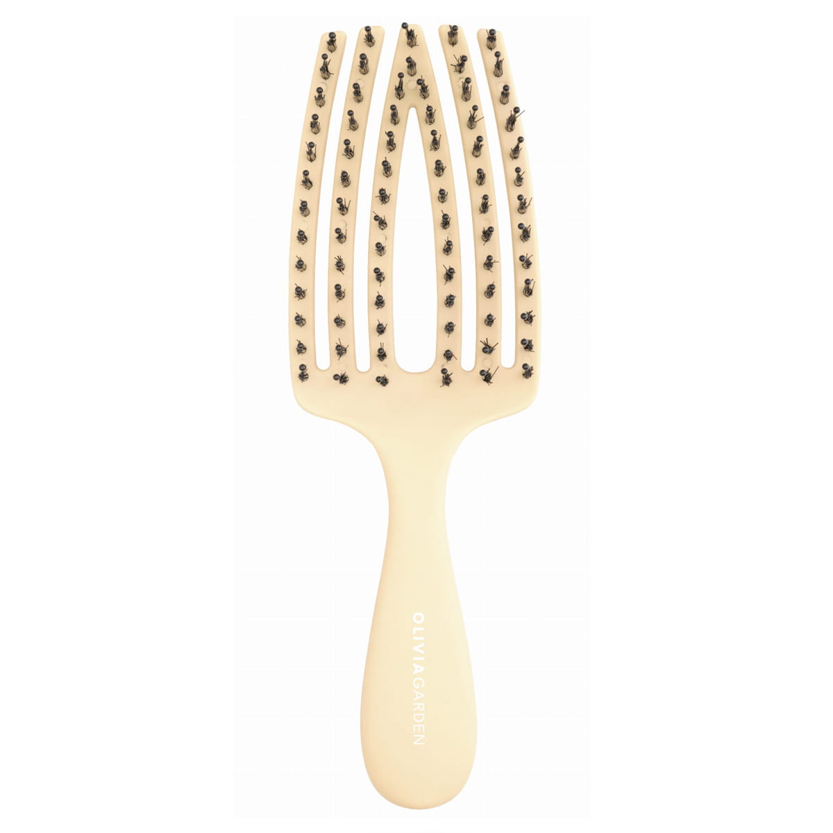 Olivia Garden Finger Brush Mini Care Kids Yellow żółta szczotka do rozczesywania włosów