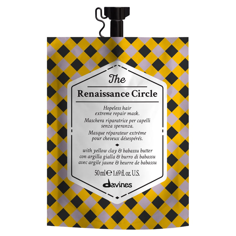 Davines The Circle Chronicles Renaissance Circle maska odbudowująca do bardzo zniszczonych włosów 50ml