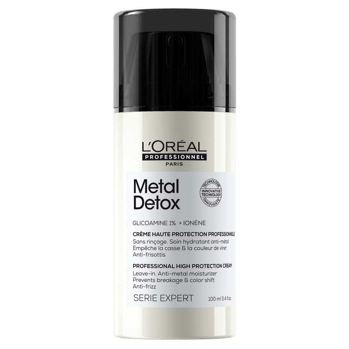 L'Oréal Professionnel Metal Detox ochronny krem zapobiegający puszeniu się i łamliwości włosów 100ml