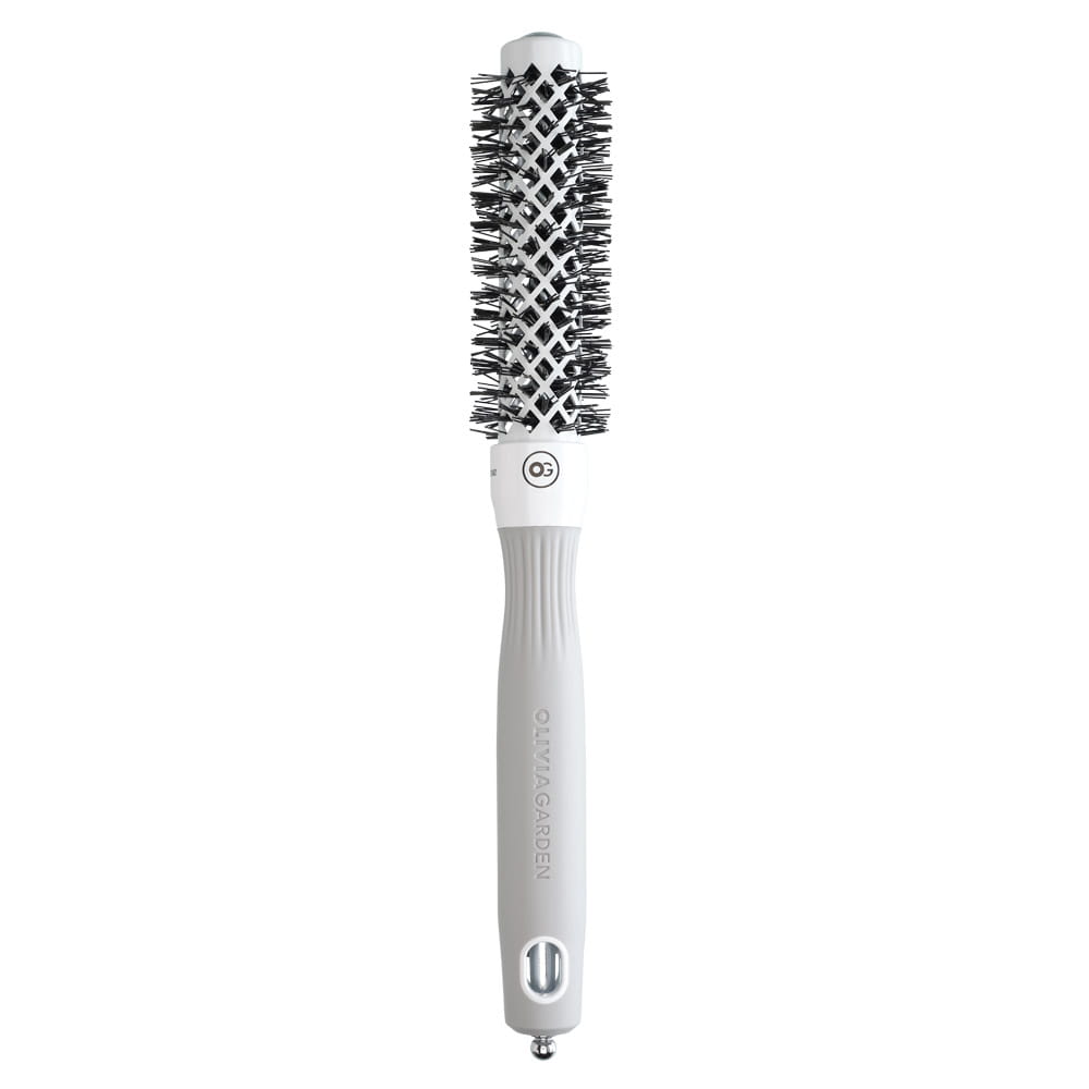 Olivia Garden Expert Blowout Shine White&Grey szczotka do modelowania włosów z jonizacją | 20mm