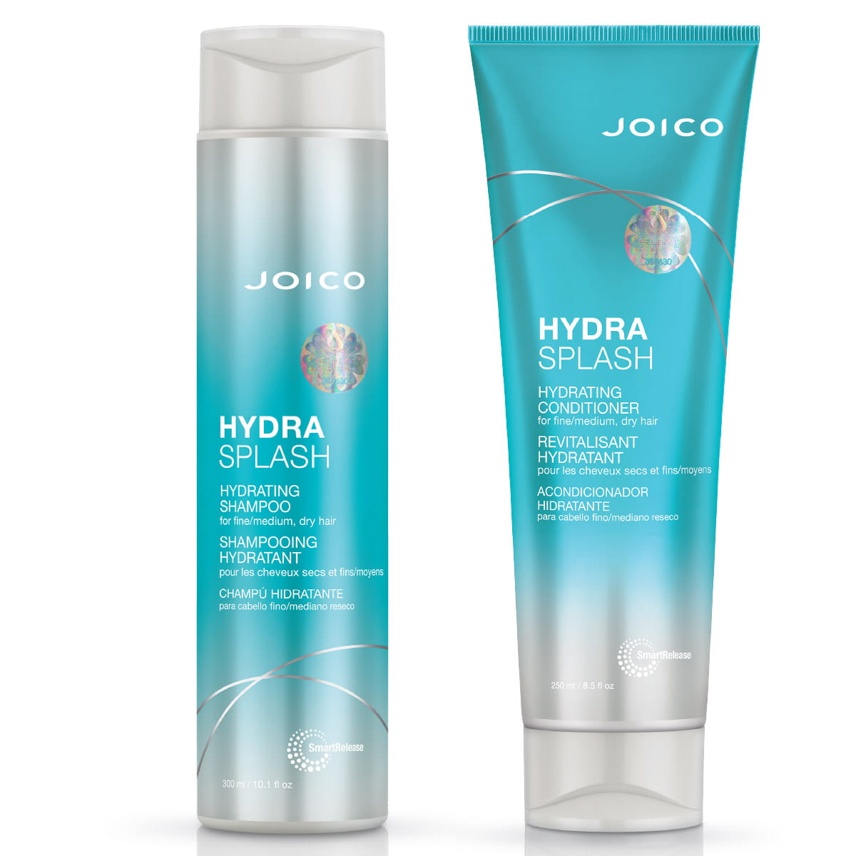 Joico HydraSplash zestaw do włosów przesuszonych, cienkich i kruchych | szampon 300ml, odżywka 250ml