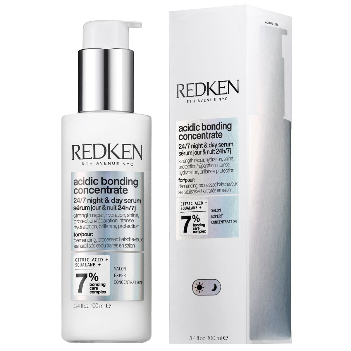 Redken Acidic Bonding Concentrate 24/7 Night&Day wzmacniające serum do włosów 100ml