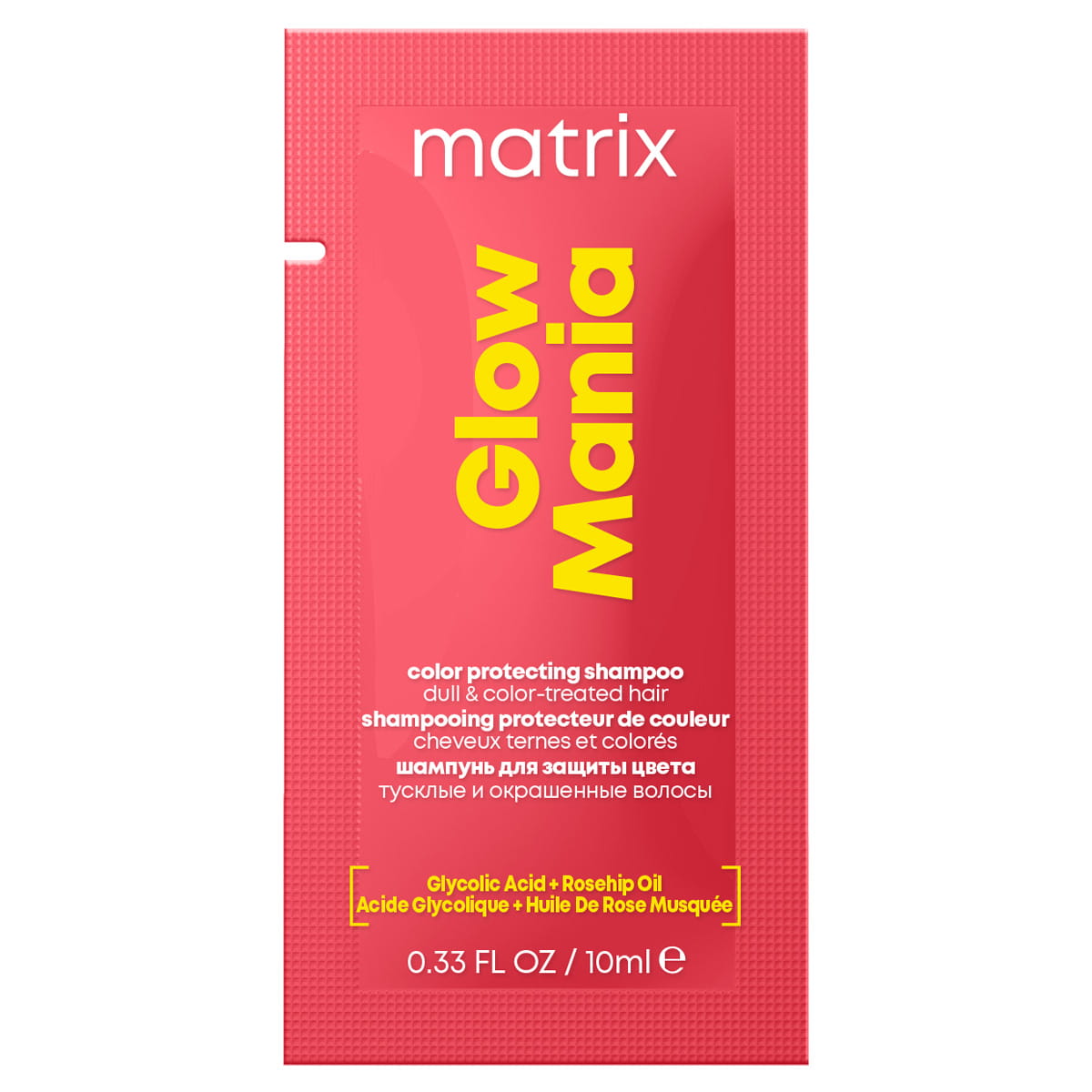 Matrix Glow Mania nabłyszczający szampon do włosów farbowanych 10ml