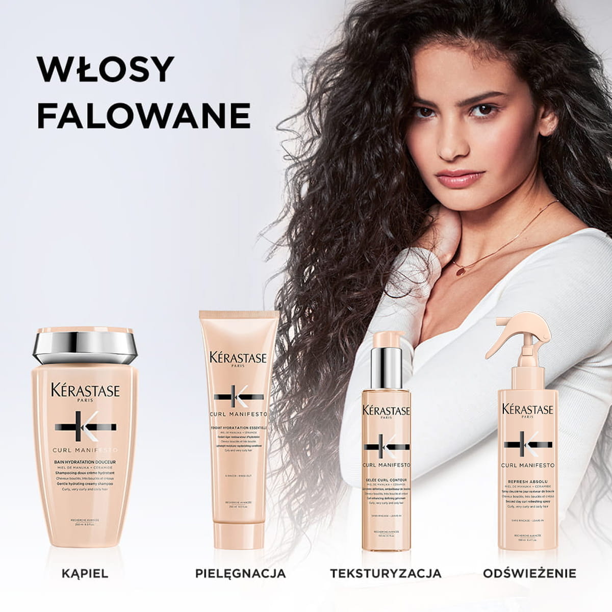 Kérastase Curl Manifesto zestaw do włosów falowanych