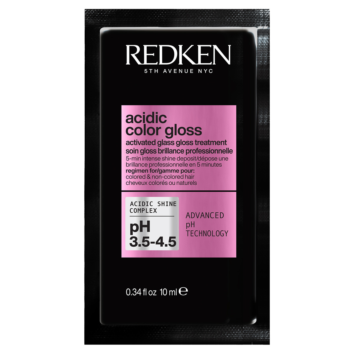 Redken Acidic Color Gloss Glass kuracja nabłyszczająca do włosów farbowanych 10ml
