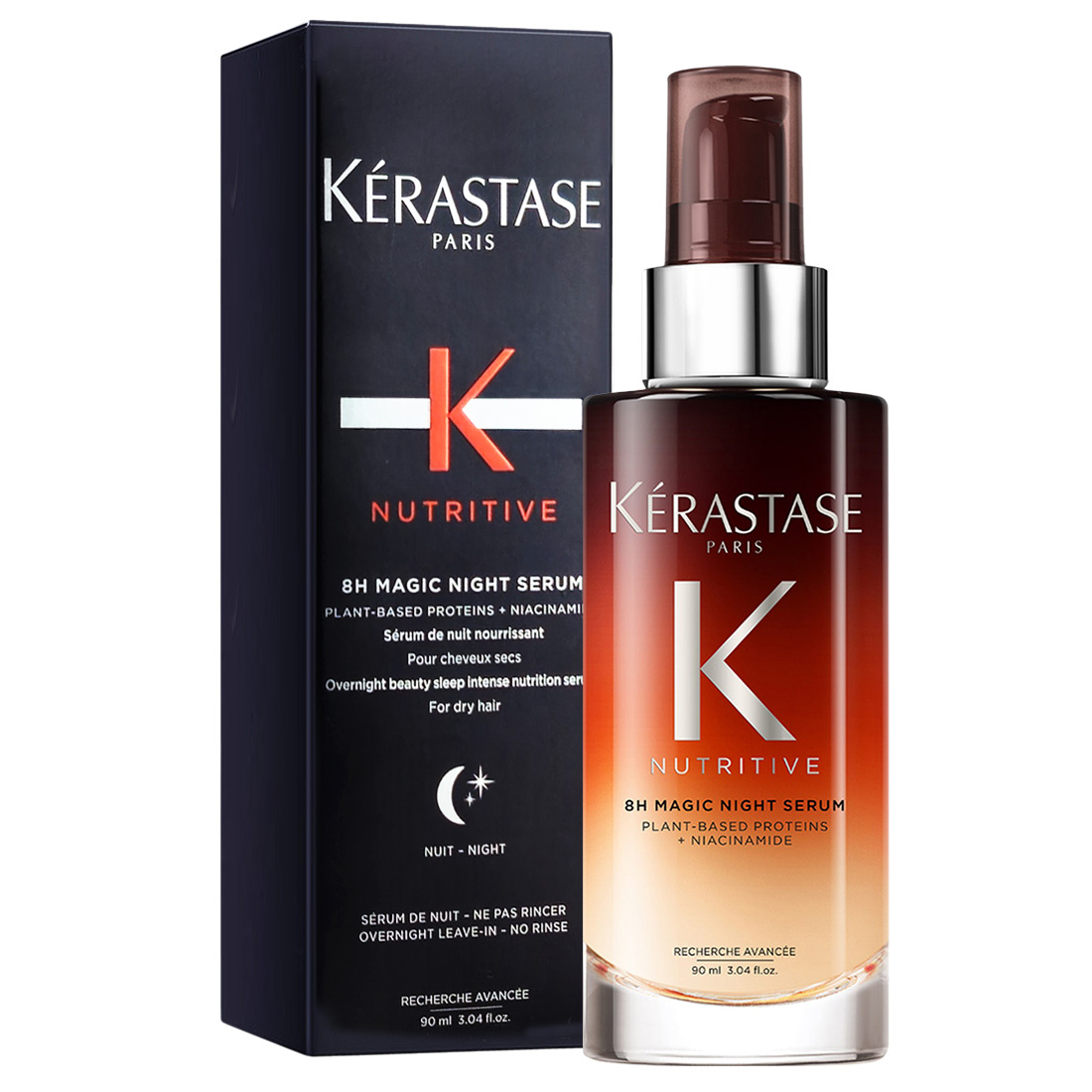 Kérastase Nutritive 8H Magic Night Serum odżywcze serum na noc do włosów suchych 90ml