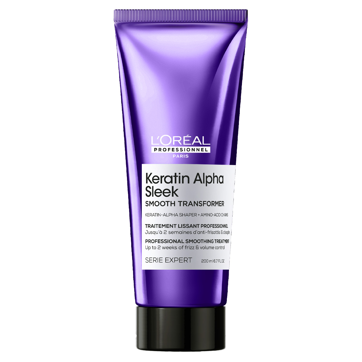 L'Oréal Professionnel Keratin Alpha Sleek wygładzająca kuracja do włosów puszących 200ml