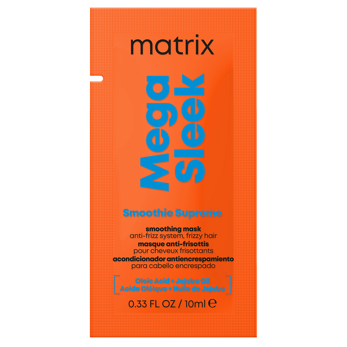 Matrix Mega Sleek wygładzająca maska przeciw puszeniu włosów 10ml