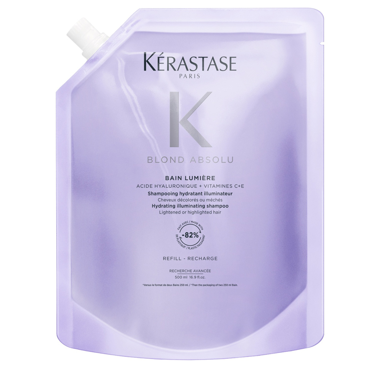 Kérastase Blond Absolu Lumière Refill  szampon nawilżająco rozświetlający opakowanie uzupełniające 500ml